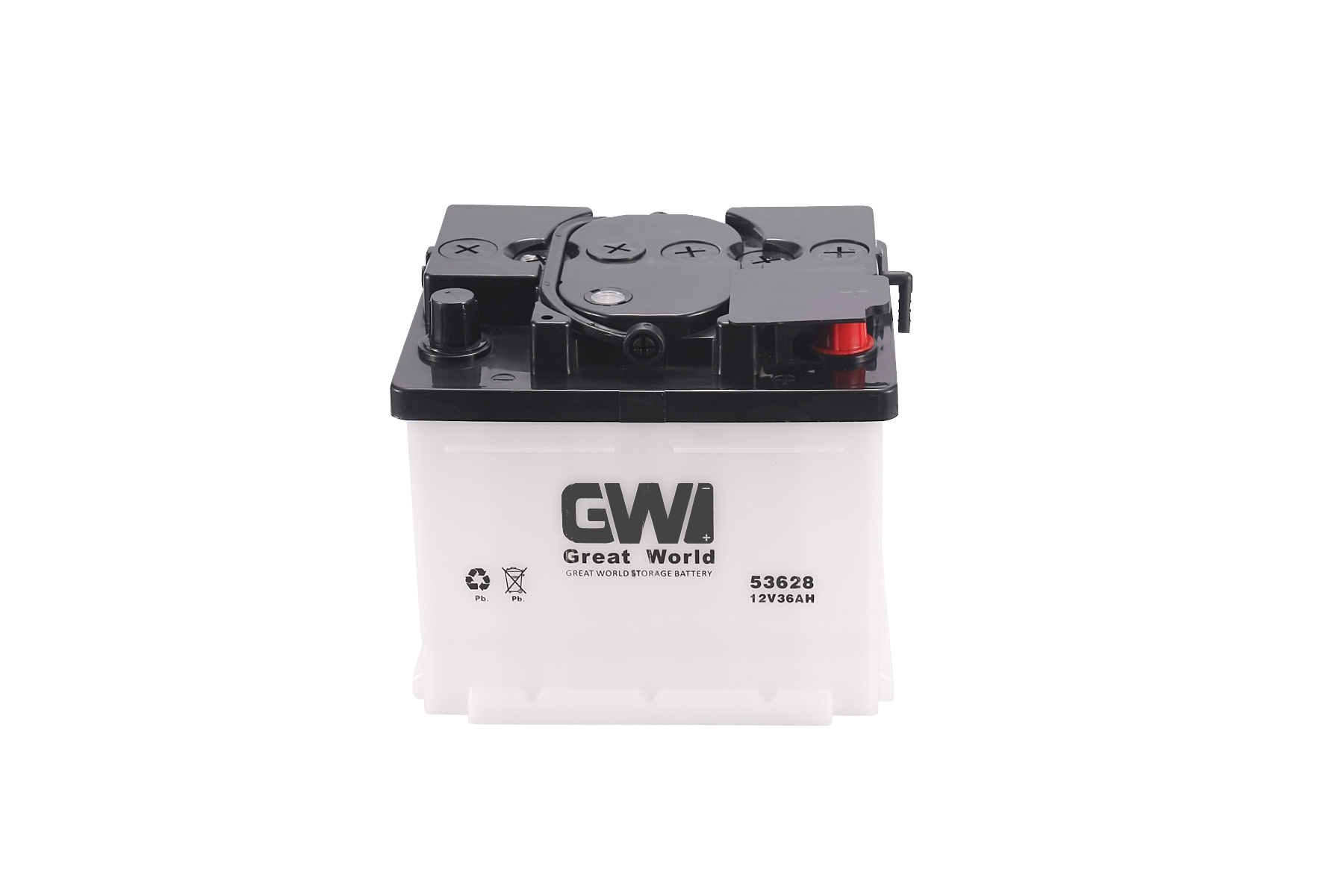 GW Brand Car Battery 12V 36Ah Dry Charged Battery