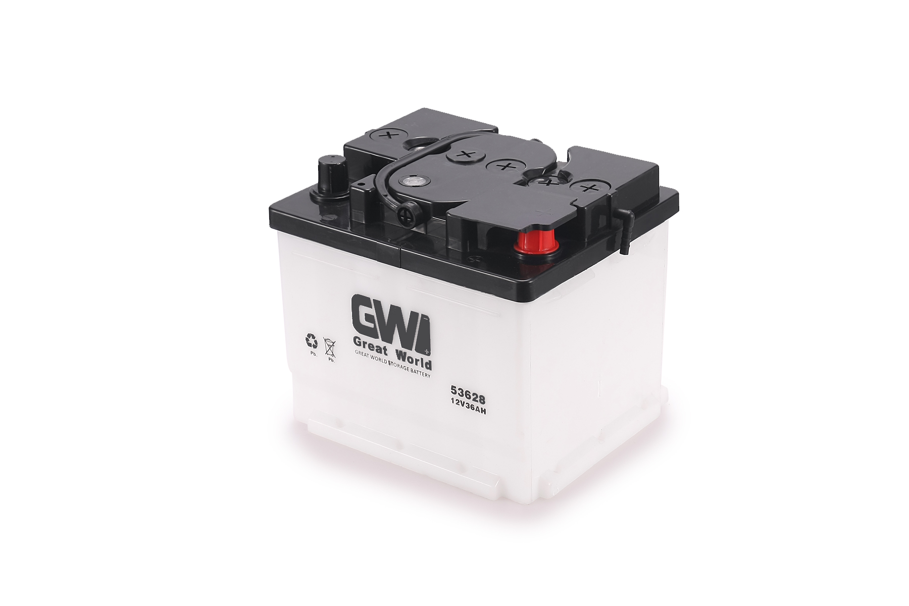 GW Brand Car Battery 12V 36Ah Dry Charged Battery