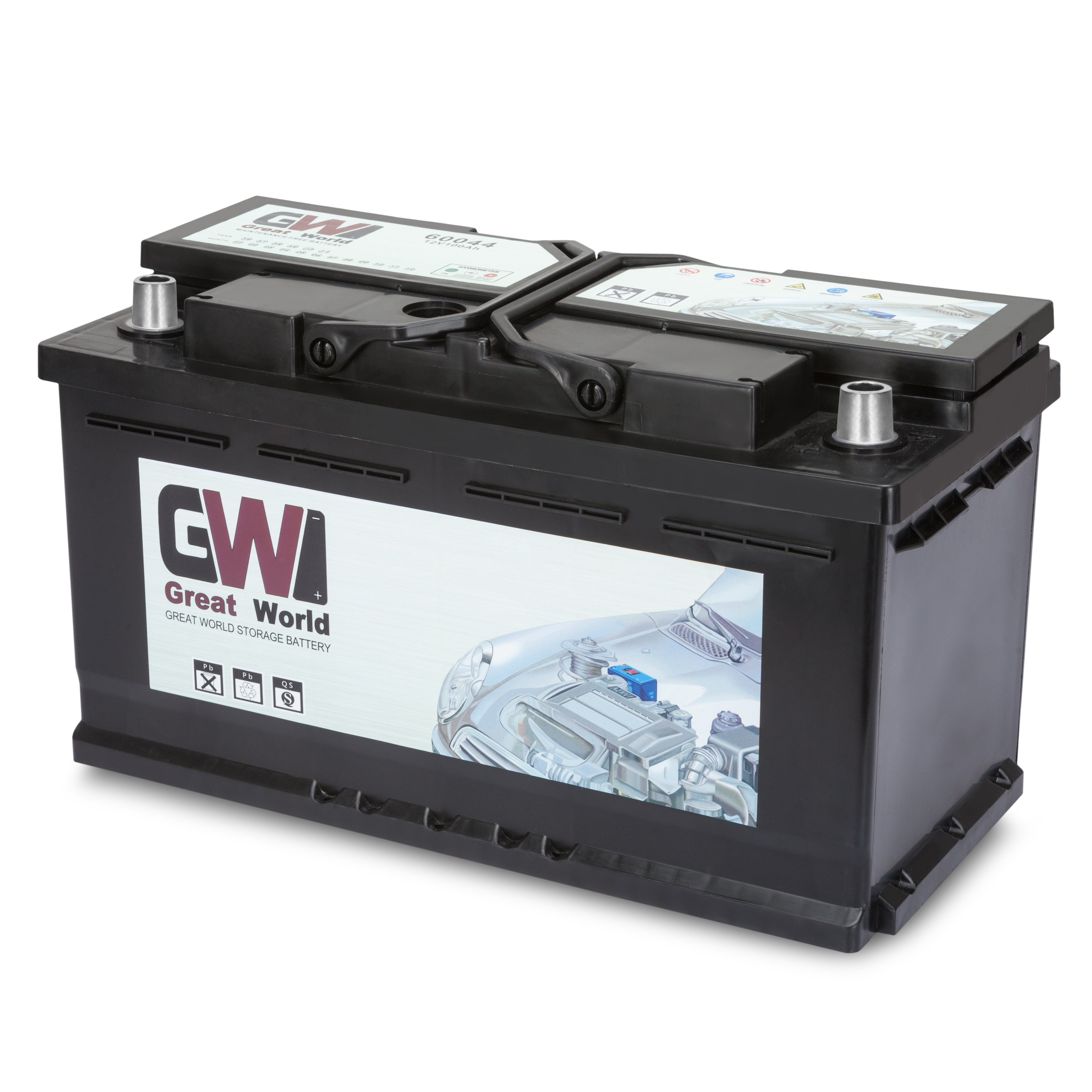 GW Brand DIN88 Car Battery 12V 88Ah Lead-acid Maintenance Free Auto Battery